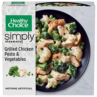 Healthy Choice Simply Steamers Grilled Chicken Pesto & Vegetables Frozen Meal - 9.15 Ounce 