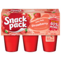 Super Snack Pack Juicy Gels, Strawberry, 6 Pack