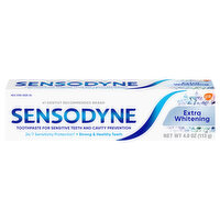 Sensodyne Toothpaste, Extra Whitening - 4 Ounce 