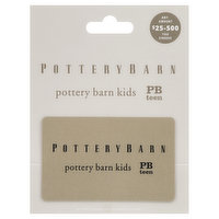 Pottery Barn Gift Card, $25-$500 - 1 Each 