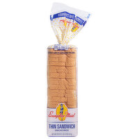 Evangeline Maid Bread, Enriched, Thin Sandwich - 20 Ounce 