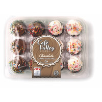 Cafe Valley Bakery 12ct Everyday Chocolate Mini Cupcakes - 12 Each 