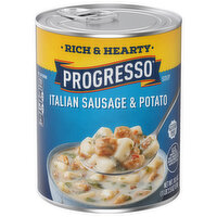 Progresso Soup, Italian Sausage & Potato, Rich & Hearty - 18.5 Ounce 