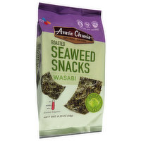 Annie Chun's Seaweed Snacks, Wasabi, Roasted - 0.35 Ounce