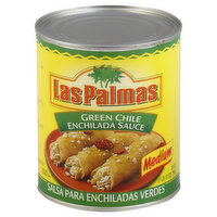 Las Palmas Enchilada Sauce, Green Chile, Medium - 28 Ounce 