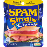 Spam Single Classic Sliced Meat - 2.5 Ounce 