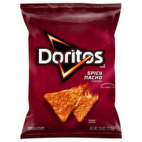 Doritos Tortilla Chips, Spicy Nacho Flavored