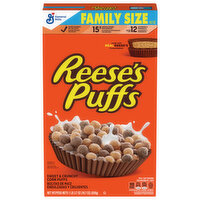 Reese's Puffs Corn Puffs, Sweet & Crunchy, Family Size - 19.7 Ounce 