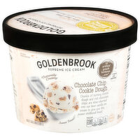 Goldenbrook Chocolate Chip Cookie Dough Ice Cream - 0.5 Gallon 