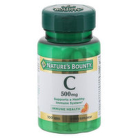 Nature's Bounty Vitamin C, Immune Health, 500mg, Tablets - 100 Each 