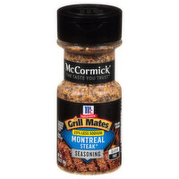 McCormick Grill Mates 25% Less Sodium Montreal Steak Seasoning - 3.18 Ounce 