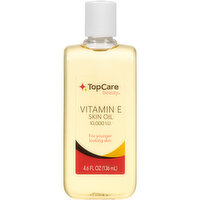 TopCare Vitamin E 10,000 I.U. For Younger Looking Skin Oil - 4.6 Fluid ounce 