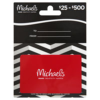 Michaels Gift Card, $25-$500 - 1 Each 