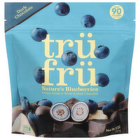 Tru Fru Blueberries, Dark Chocolate - 8 Ounce 