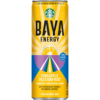 Starbucks Sparkling Energy Drink, Pineapple Passionfruit