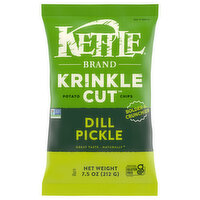 Kettle Potato Chips, Dill Pickle - 7.5 Ounce 