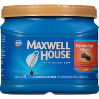 Maxwell House Coffee, Ground, Light, Breakfast Blend - 25.6 Ounce 