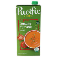 Pacific Foods Soup, Organic, Creamy Tomato - 32 Fluid ounce 