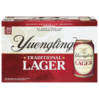 Yuengling Beer, Traditional Lager, 24 Pack - 24 Each 
