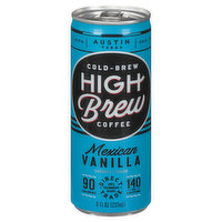 High Brew Coffee Coffee, Mexican Vanilla, Cold-Brew - 8 Ounce 