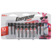Energizer Batteries, Alkaline, AA - 16 Each 