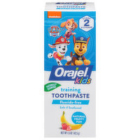 Orajel Toothpaste, Training, Fluoride-Free, Natural Fruity Fun, Stage 2 - 1.5 Ounce 