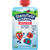 Stonyfield Organic Organic Strawberry Beet Berry Whole Milk Yogurt - 3.5 Ounce 