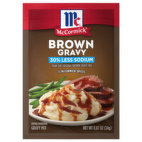 McCormick 30% Less Sodium Brown Gravy Seasoning Mix