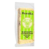 Daneko Cheese, Havarti with Spices & Herbs - 7 Ounce 