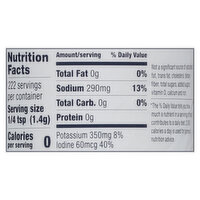 Calories in Morton Lite Salt Mixture and Nutrition Facts