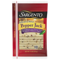 Sargento Cheese, Pepper Jack, Natural - 10 Each 