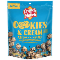 Crunch 'n Munch Popcorn Clusters, Cookies & Cream Flavored - 5.5 Ounce
