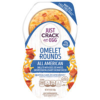 Just Crack an Egg Omelet Rounds, All American - 4.6 Ounce 