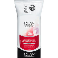 Olay Wet Cleansing Cloths, Advanced, Anti-Aging, Micro-Exfoliating