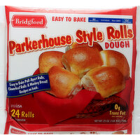 Bridgford Dough, Parkerhouse Style Rolls - 24 Each 