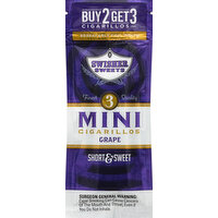 Swisher Sweets Cigarillos, Mini, Grape