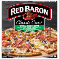 Red Baron Pizza, Classic Crust, Special Deluxe - 22.95 Ounce 