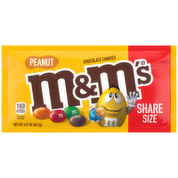 M&M's Chocolate Candies, Peanut, Share Size - 3.27 Ounce 