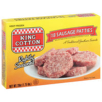 King Cotton Sausage Patties - 18 Each 