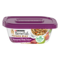 Beneful High Protein, Wet Dog Food With Gravy, Prepared Meals Simmered Beef Entree