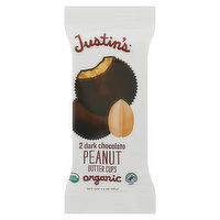 Justin's Peanut Butter Cups, Organic, Dark Chocolate - 2 Each 