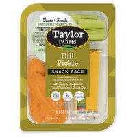 Taylor Farms Dill Pickle, Snack Pack - 5.6 Ounce 