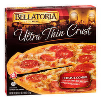 Bellatoria Pizza, Ultra Thin Crust, Ultimate Combo - 18.96 Ounce 