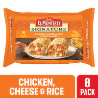 El Monterey Chimichangas, Chicken, Cheese & Rice