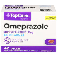 TopCare Omeprazole, 20 mg, Tablets