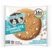 Lenny & Larry's Cookie, White Chocolate Flavored Macadamia, Soft-Baked - 4 Ounce 