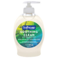 Softsoap Moisturizing Hand Soap, Aloe Vera Fresh Scent, Soothing Clean - 7.5 Fluid ounce 