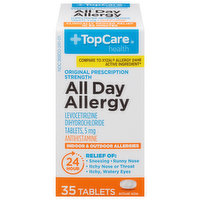 TopCare All Day Allergy, Original Prescription Strength, 5 mg, Tablets - 35 Each 