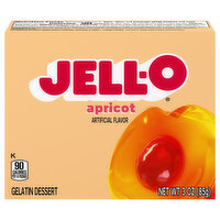 Jell-O Gelatin Dessert, Apricot - 3 Ounce 