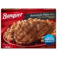 Banquet Meal, Homestyle Patty - 10 Ounce 